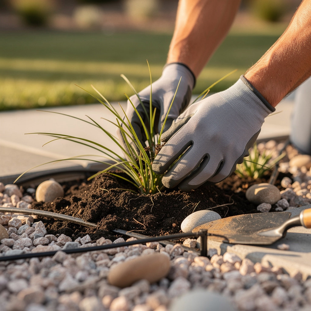 SUN DIEGO LANDSCAPE & DESIGN professional team creating a custom landscape design plan for a San Diego property